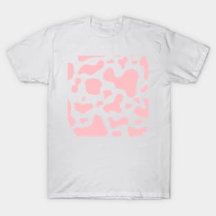 Pink Cow Pattern T-Shirt